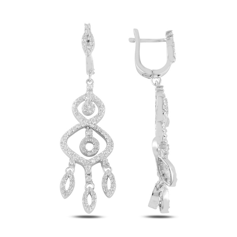 CZ%20Tassel%20Latch%20Back%20Earrings