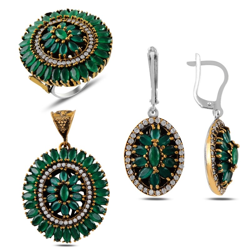 Emerald%20CZ%20Ottoman%20Style%20Set