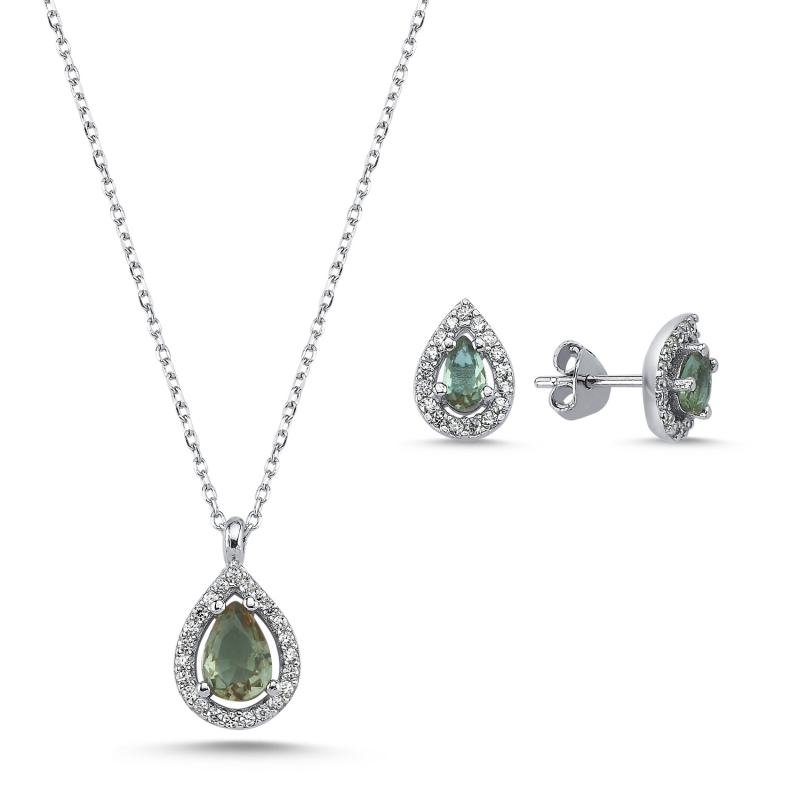 Teardrop%20Zultanite%20CZ%20Halo%20Solitaire%20Set