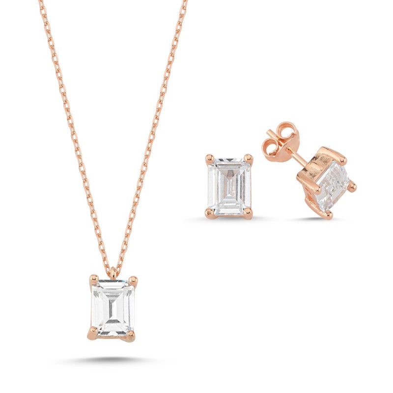 Baguette%20CZ%20Set-Rose%20Gold%20Plated