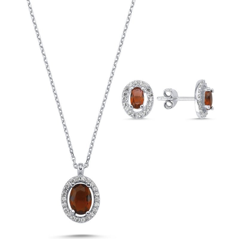 Oval%20Garnet%20CZ%20Halo%20Solitaire%20Set