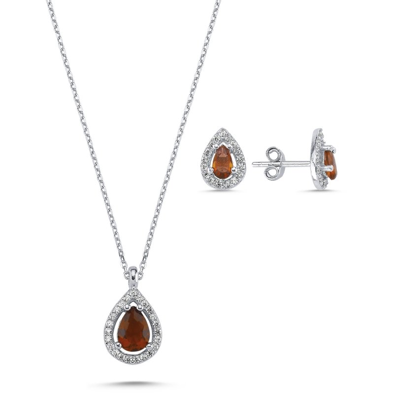 Teardrop%20Garnet%20CZ%20Halo%20Solitaire%20Set