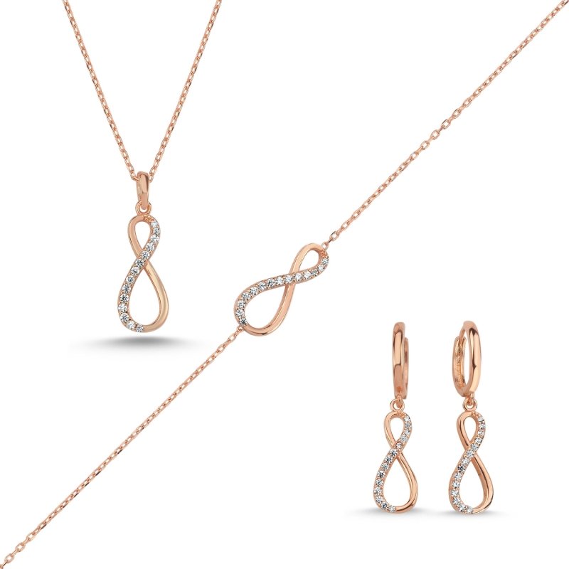 Infinity%20CZ%20Set-Rose%20Gold%20Plated