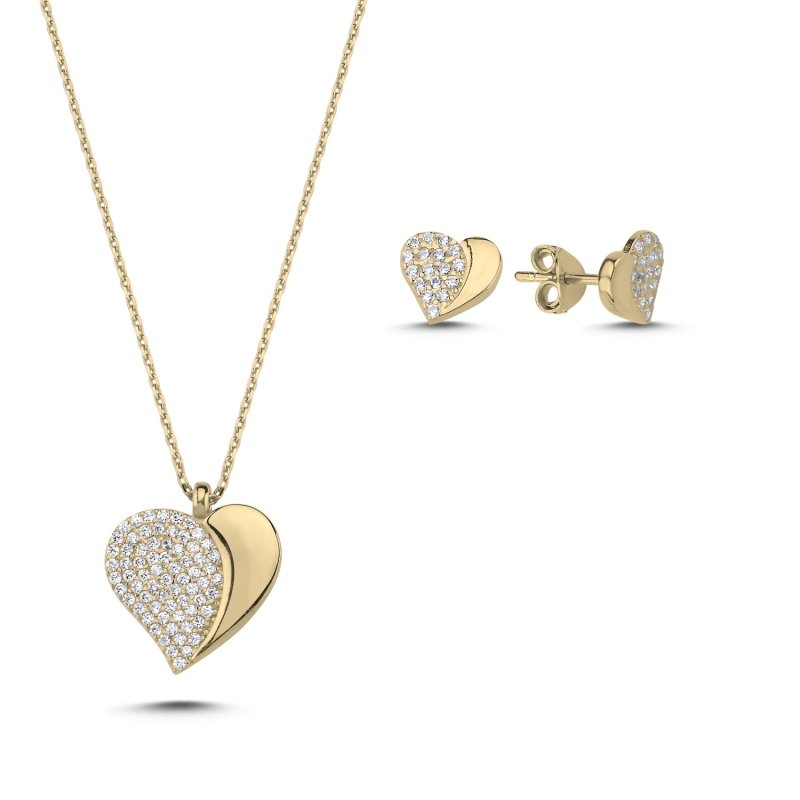 Heart%20CZ%20Set-Gold%20Plated