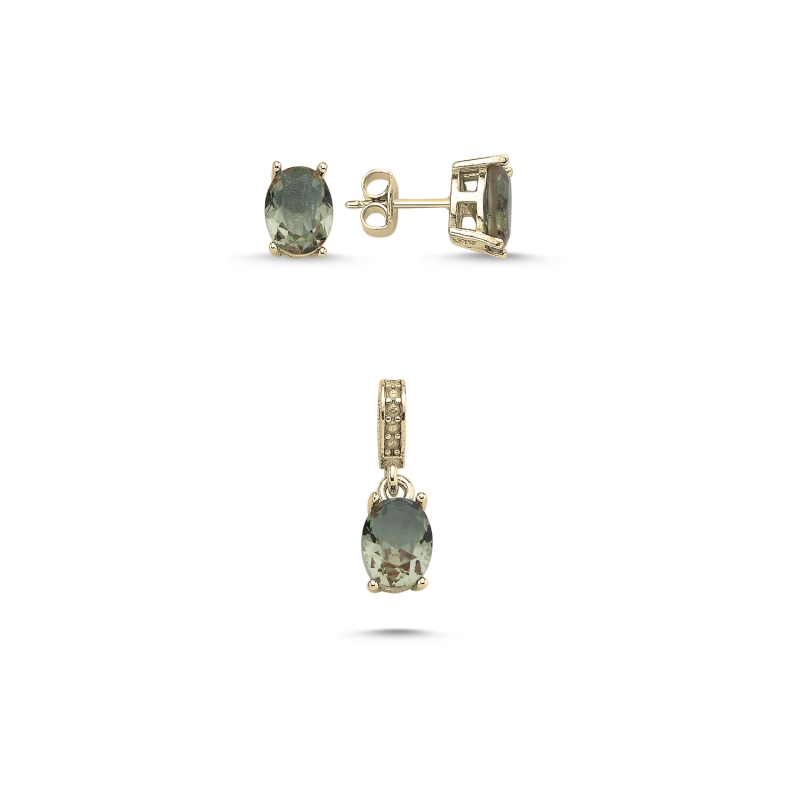 6x8mm%20Oval%20Zultanite%20CZ%20Solitaire%20Set-Gold%20Plated