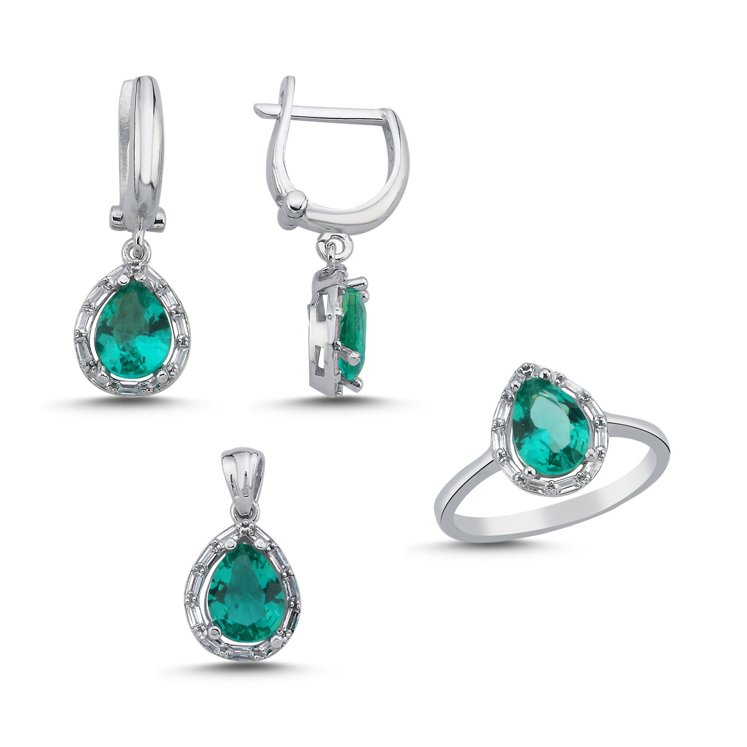 Baguette%20Teardrop%20&%20Paraiba%20CZ%20Set