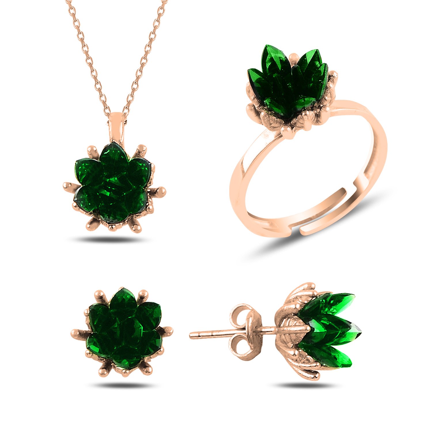 Lotus%20Flower%20Emerald%20CZ%20Set