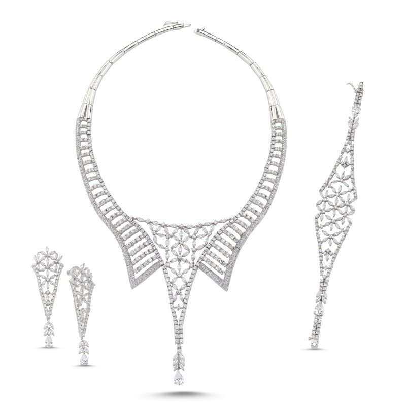 CZ%20Necklace,%20Bracelet%20and%20Earrings%20Bridal%20Set