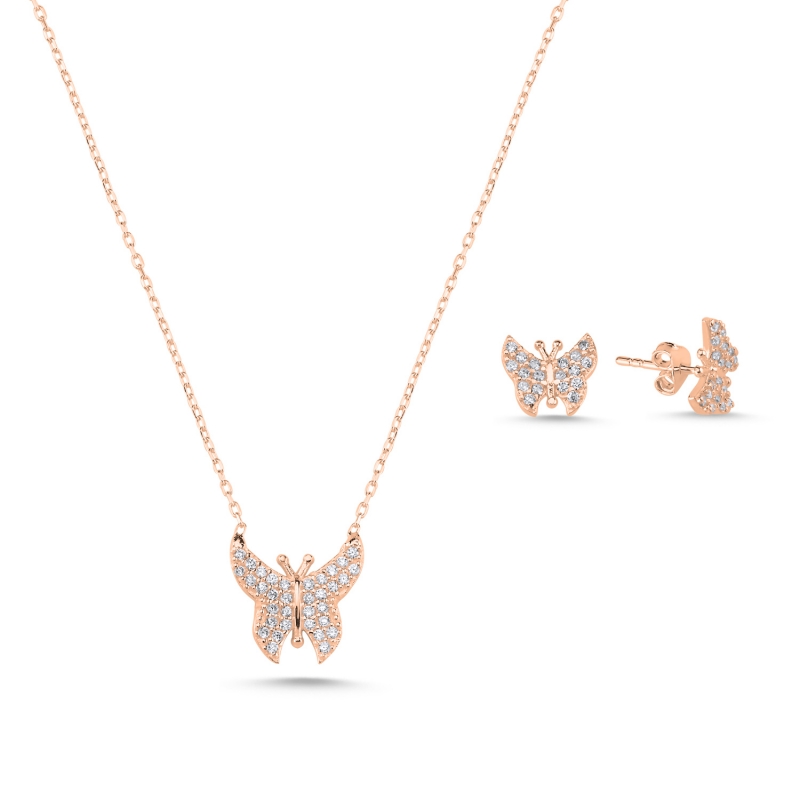 CZ%20Butterfly%20Set-Rose%20Gold%20Plated