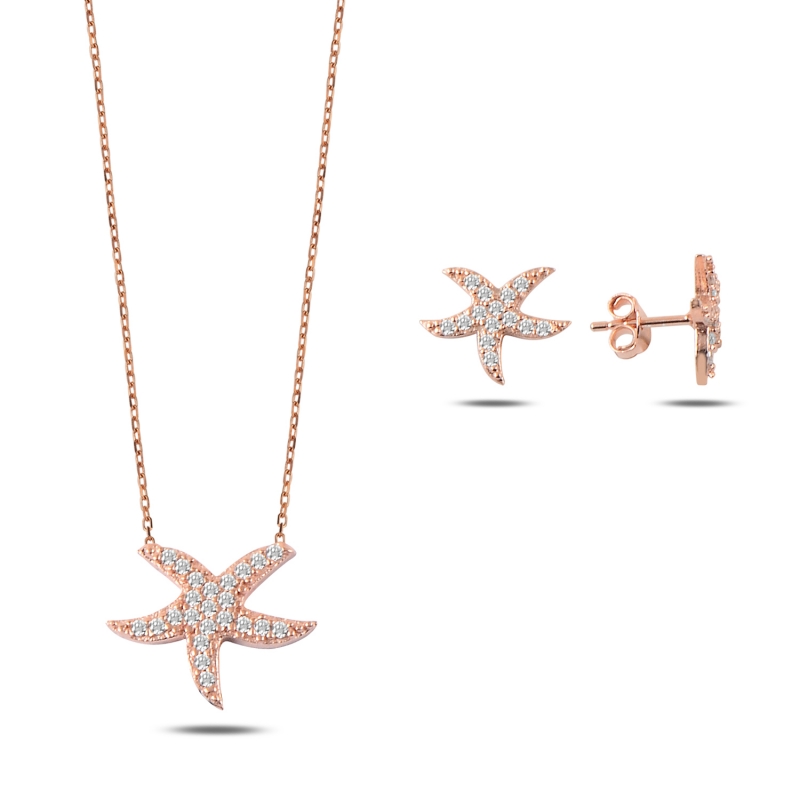 CZ%20Starfish%20Set-Rose%20Gold%20Plated