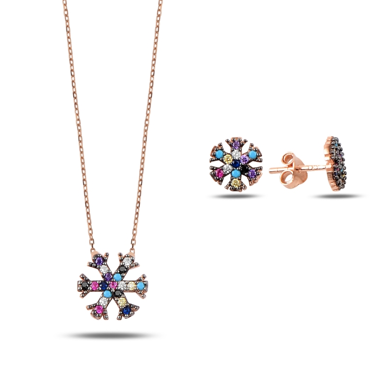 Mix%20CZ%20Snowflake%20Set-Rose%20Gold%20Plated