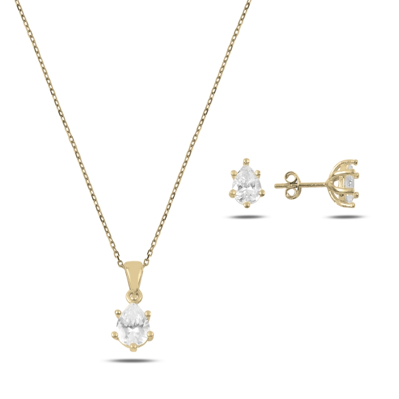 Drop%20CZ%20Solitaire%20Set-Gold%20Plated