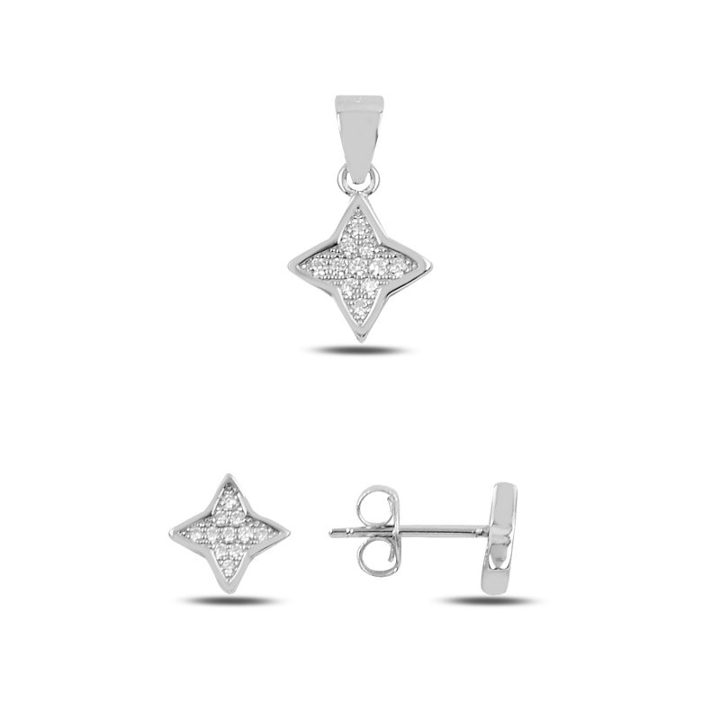 Quatrefoil%20CZ%20Earrings%20&%20Pendant%20Set