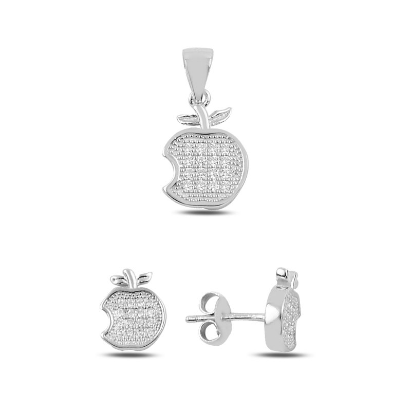 Apple%20CZ%20Earrings%20&%20Pendant%20Set