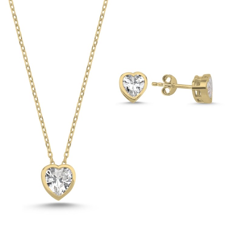 Heart%20CZ%20Solitaire%20Set-Gold%20Plated