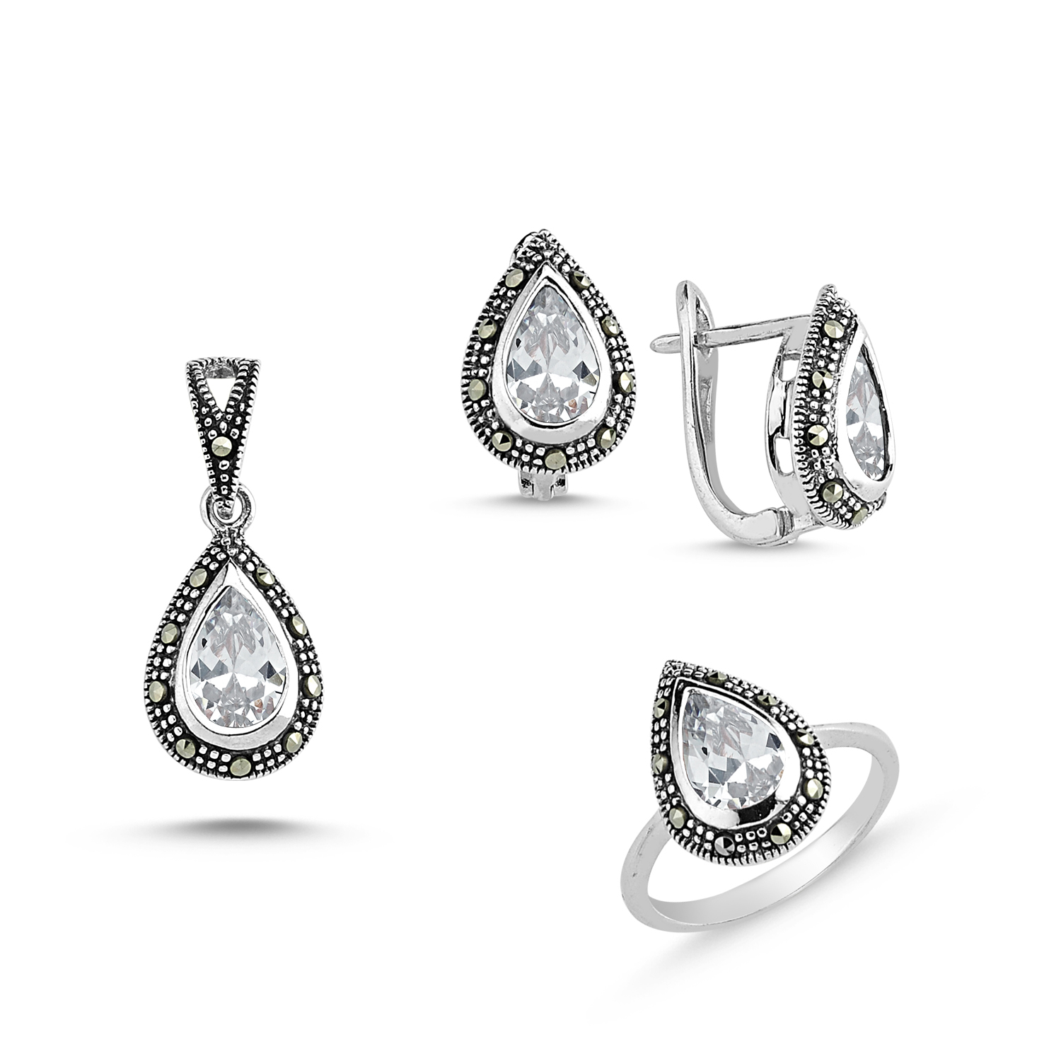 Marcasite%20Set%20of%20Pendant,%20Ring%20and%20Earrings