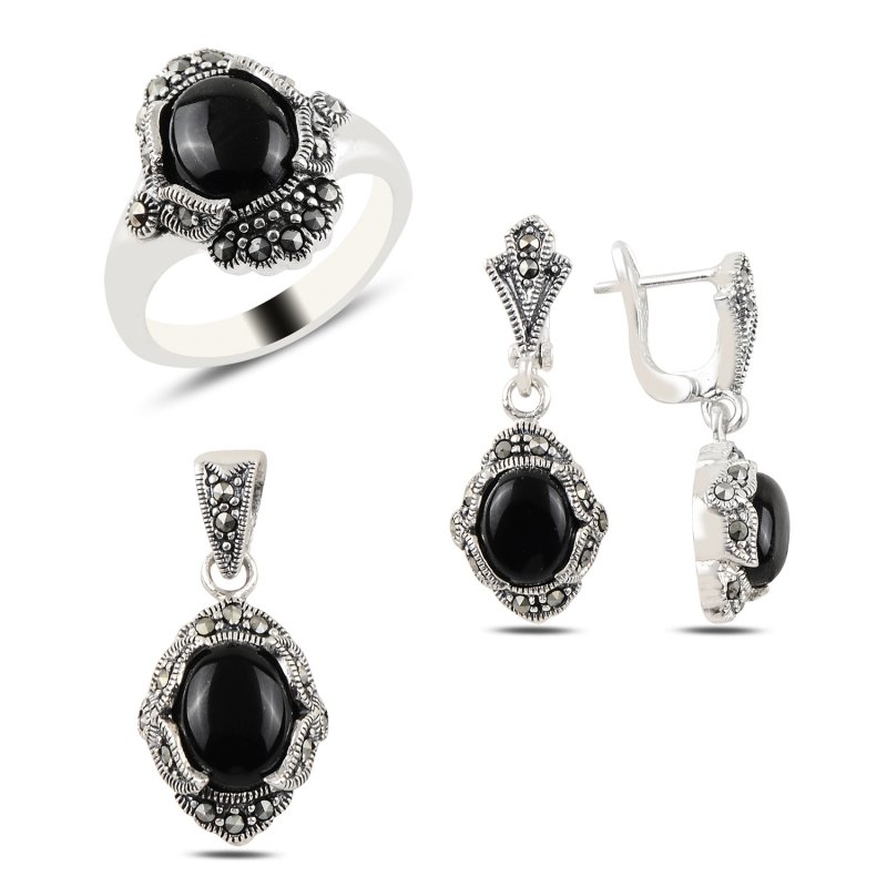 Oniks%20&%20Marcasite%20Set