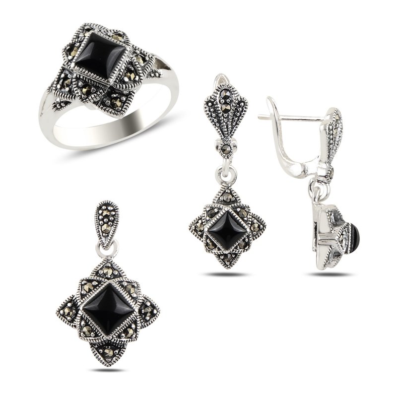 Oniks%20&%20Marcasite%20Set