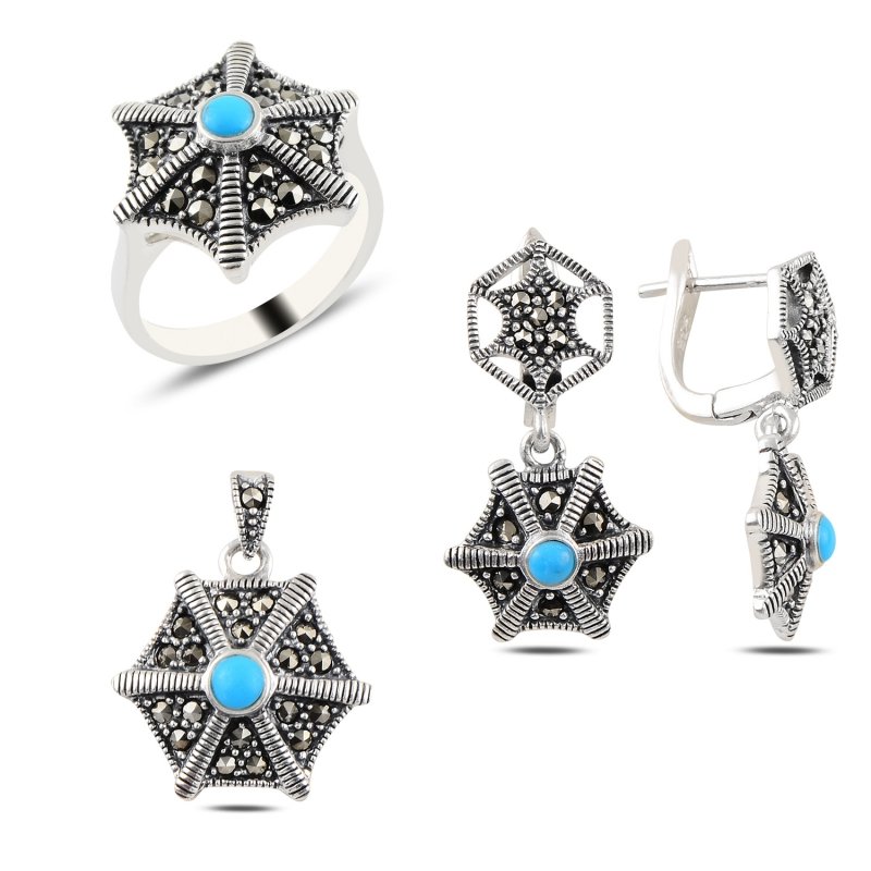 Turquoise%20&%20Marcasite%20Set