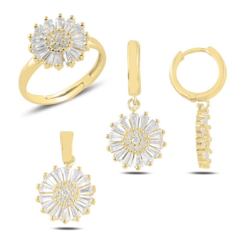 Baguette%20CZ%20Dangle%20Set-Gold%20Plated