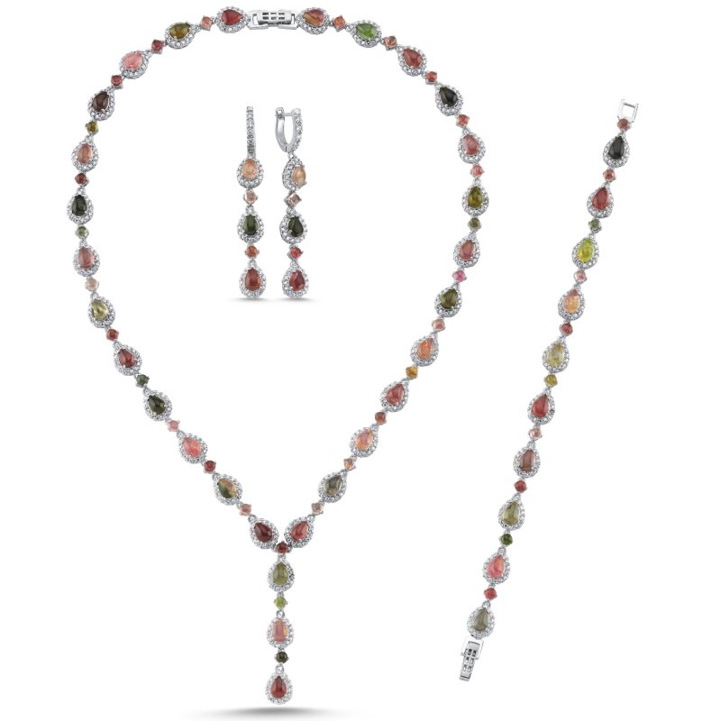 Natural%20Tourmaline%20Bridal%20Set