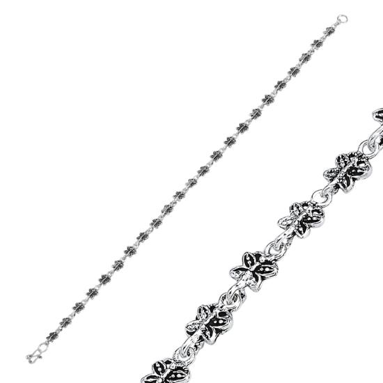 Wholesale Butterfly Oxidised Anklet