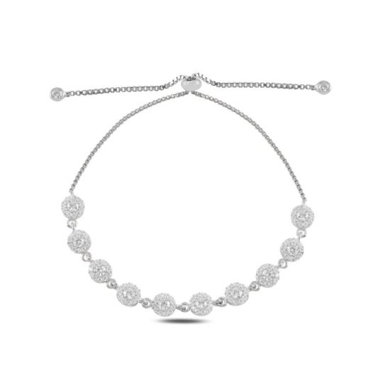 Wholesale CZ Adjustable Sliding Bracelet