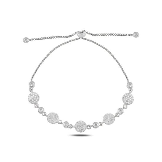 Wholesale CZ Adjustable Sliding Bracelet