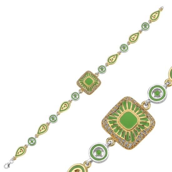 Wholesale Ottoman Style Enamel Bracelet