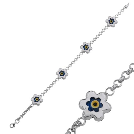 Wholesale Evil Eye Daisy Bracelet