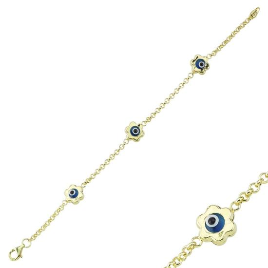 Wholesale Evil Eye Daisy Bracelet