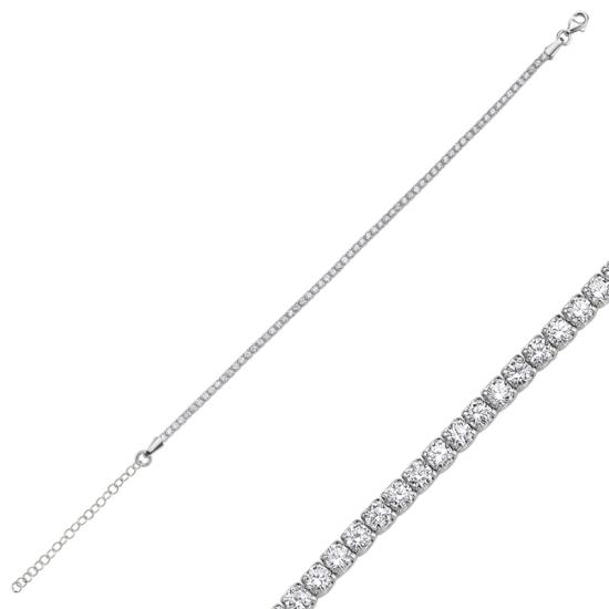 Wholesale Tennis 2mm CZ Bracelet