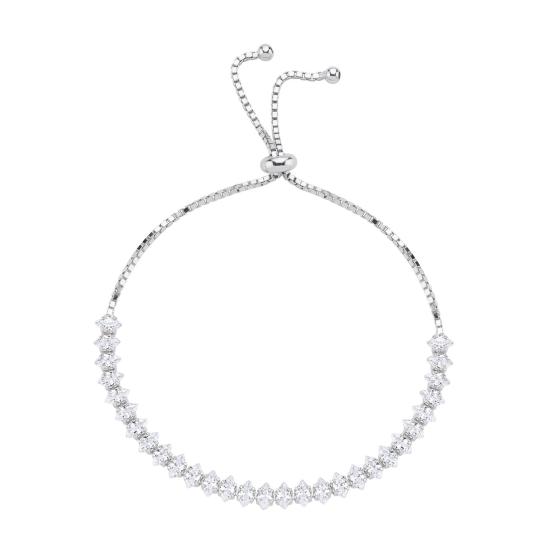 Wholsale Marquise CZ & Tennis Adjustable Sliding Bracelet