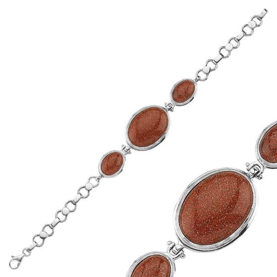 Wholesale Goldstone Handmade Bracelet