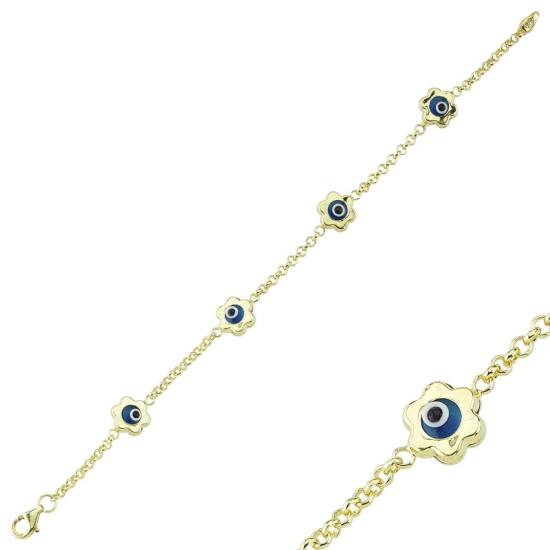 Wholesale Evil Eye Daisy Bracelet