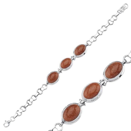 Wholesale Goldstone Handmade Bracelet