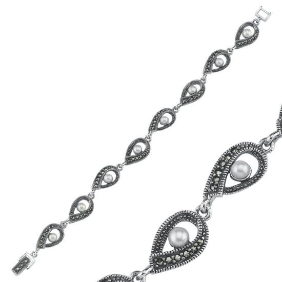 Wholesale Pearl & Marcasite Bracelet