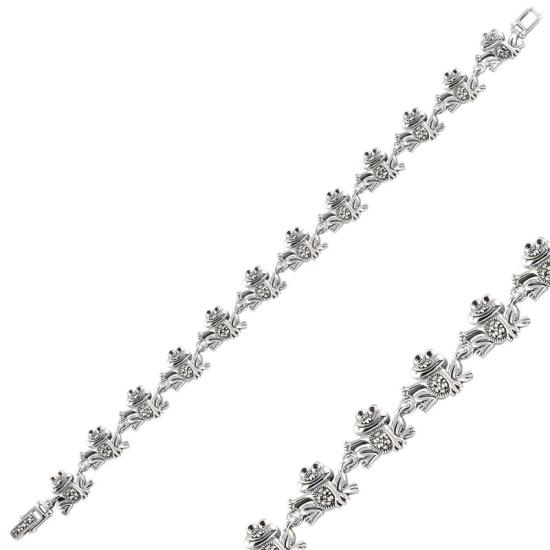 Wholesale Frog Marcasite & CZ Bracelet