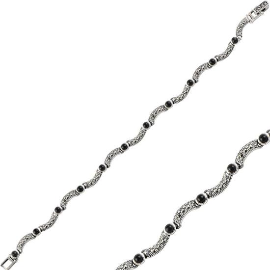 Wholesale Marcasite & Natural Stone Bracelet