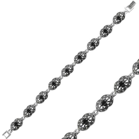 Wholesale Marcasite & Natural Stone Bracelet