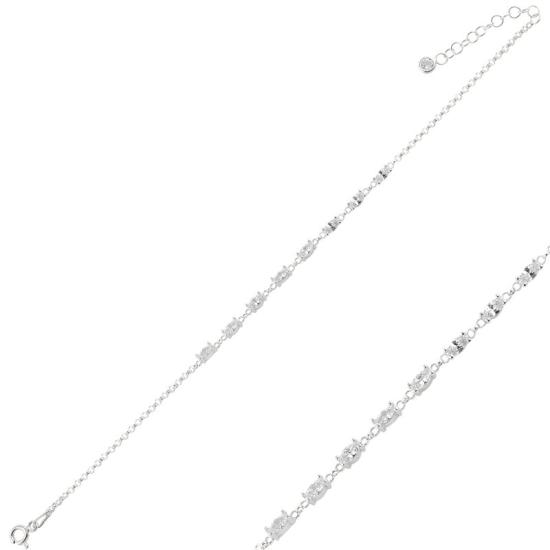 Wholesale Marquise CZ Rolo Chain Bracelet