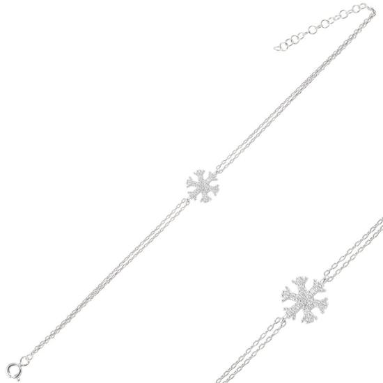 Wholesale Snowflake CZ Bracelet