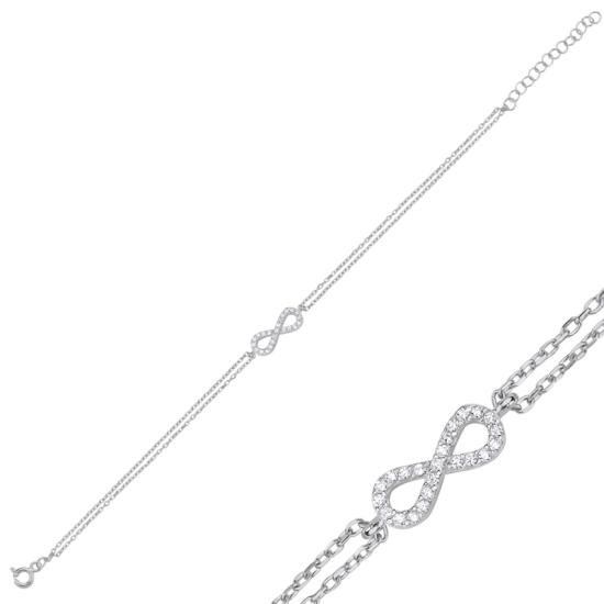 Wholesale Infinity CZ Bracelet