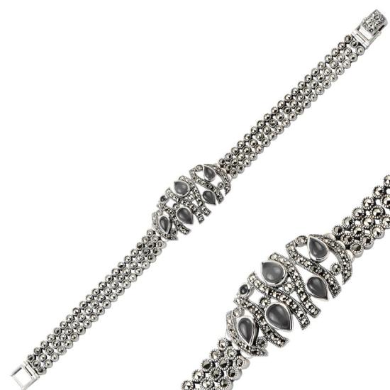 Wholesale Marcasite & Natural Stone Bracelet