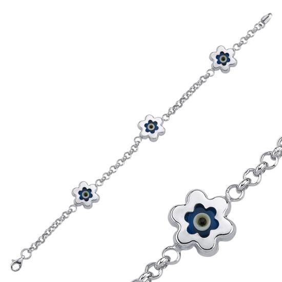 Wholesale Evil Eye Daisy Bracelet