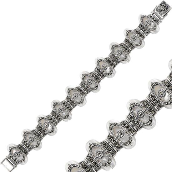 Wholesale Mother of Pearl & Marcasite Bracelet