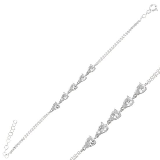 Wholesale Teardrop CZ Bracelet