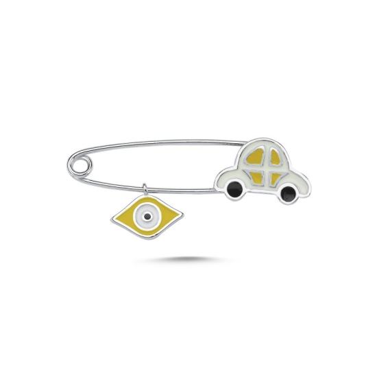 Wholesale Car & Eye Enamel Brooch