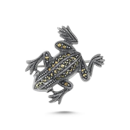 Wholesale Frog Marcasite Brooch