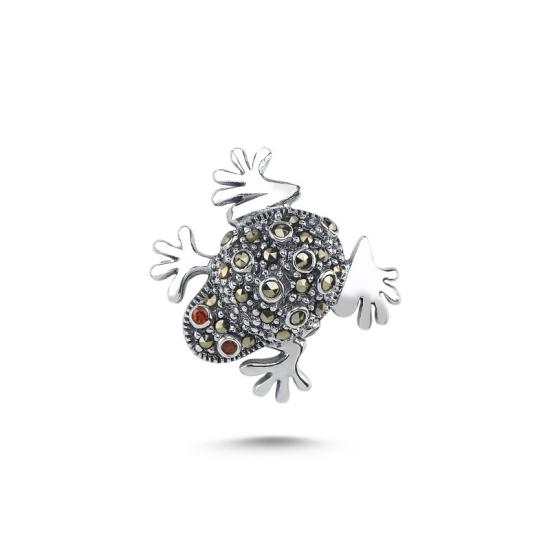 Wholesale Frog Marcasite Brooch